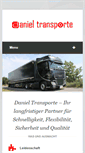Mobile Screenshot of daniel-transporte.com